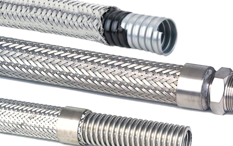 Ống ruột gà bọc inox