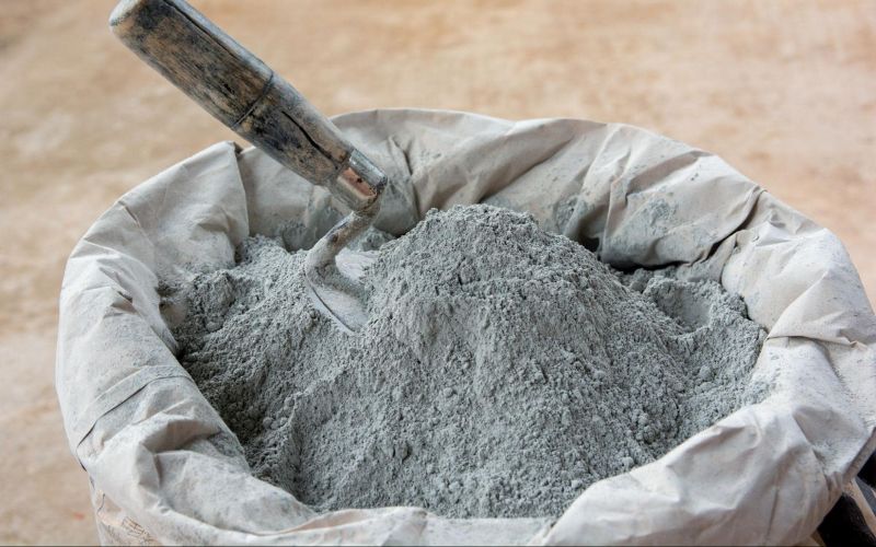 Hình ảnh mẫu xi măng khô sử dụng trong xây dựng