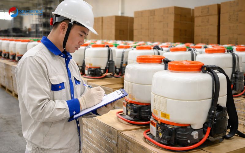 Chứng nhận hợp quy bình bơm phun thuốc trừ sâu tại OPACONTROL