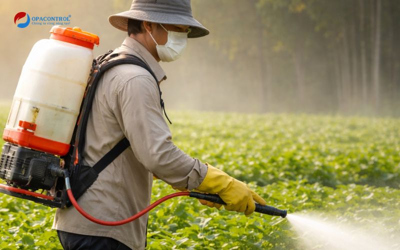 Bình bơm phun thuốc trừ sâu đeo vai cần hợp quy 
