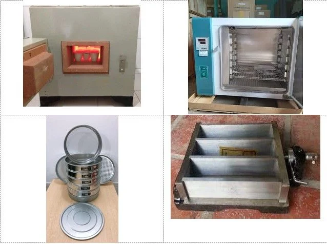 Các thiết bị thử nghiệm tro bay