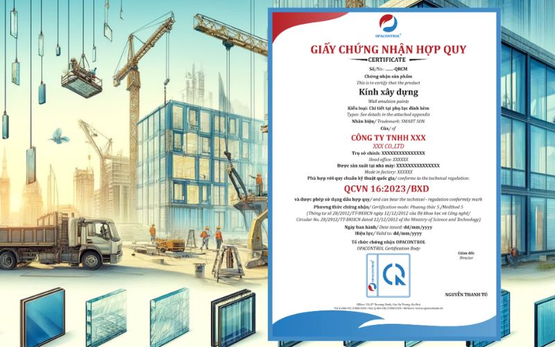 Quy trình công bố hợp quy cho sản phẩm kính xây dựng