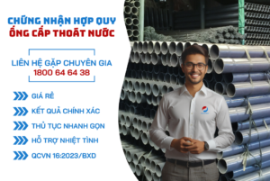 Chứng nhận hợp quy ống cấp thoát nước
