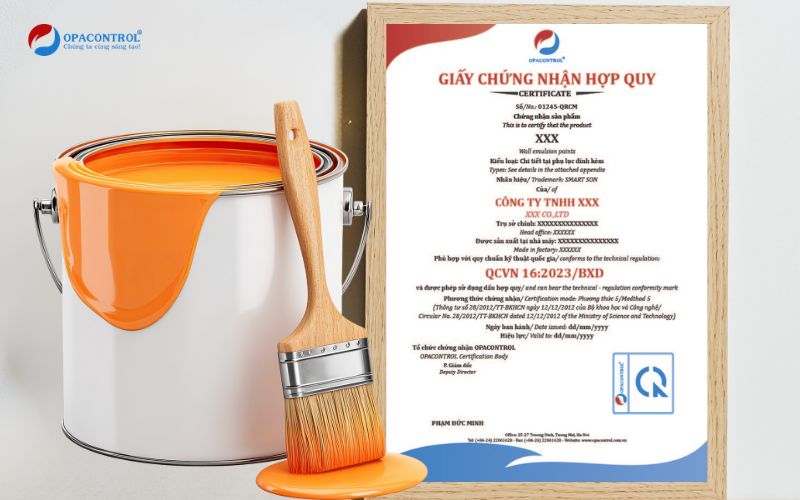 Tổng quan về hoạt động chứng nhận hợp quy sơn 