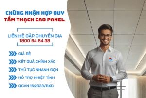 Chứng nhận hợp quy tấm thạch cao panel