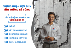 Chứng nhận hợp quy tấm tường bê tông