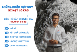 Chứng nhận hợp quy Xỉ hạt lò cao