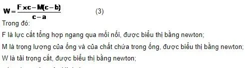 Công thức tính