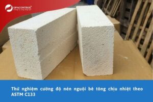 Thử nghiệm cường độ nén nguội bê tông chịu nhiệt theo ASTM C133