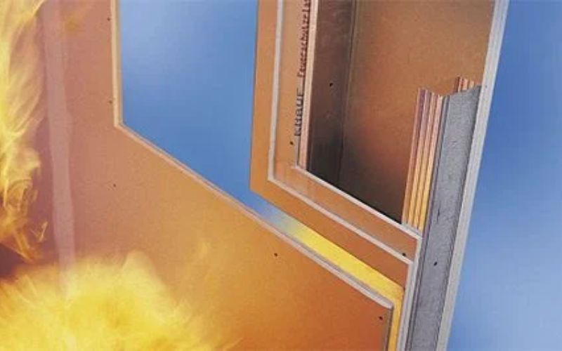 Kiểm tra tính chống cháy của tấm thạch cao