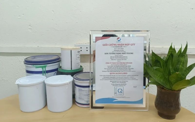 Giấy chứng nhận  hợp quy sơn tường dạng nhũ tương