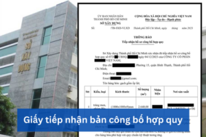 Đơn vị nào cấp giấy tiếp nhận bản công bố hợp quy cho doanh nghiệp?