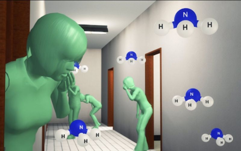 Hình ảnh ngộ độc amoniắc