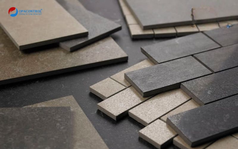 Mẫu gạch gốm ốp lát ép bán khô 