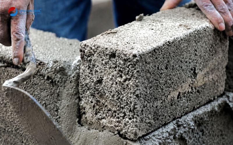 Vữa xây dựng với vai trò liên kết các viên gạch