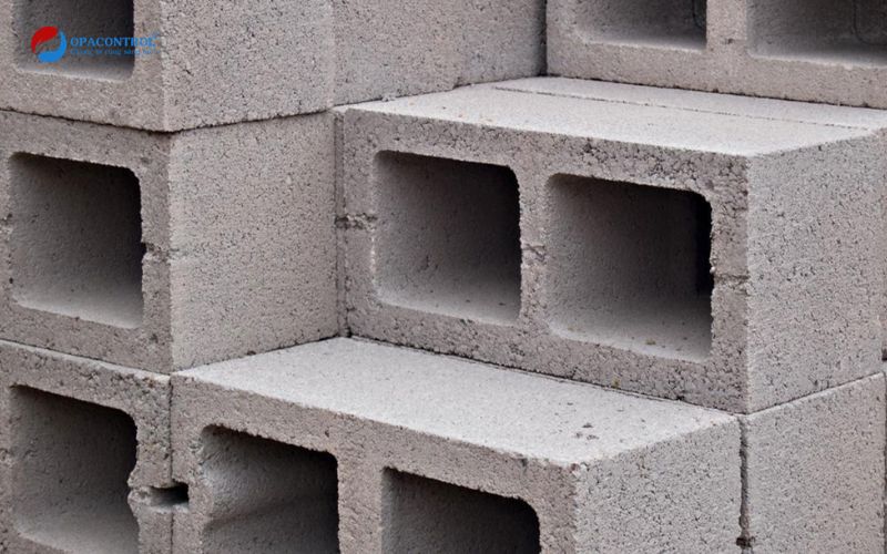 Gạch bê tông thường sử dụng trong xây dựng
