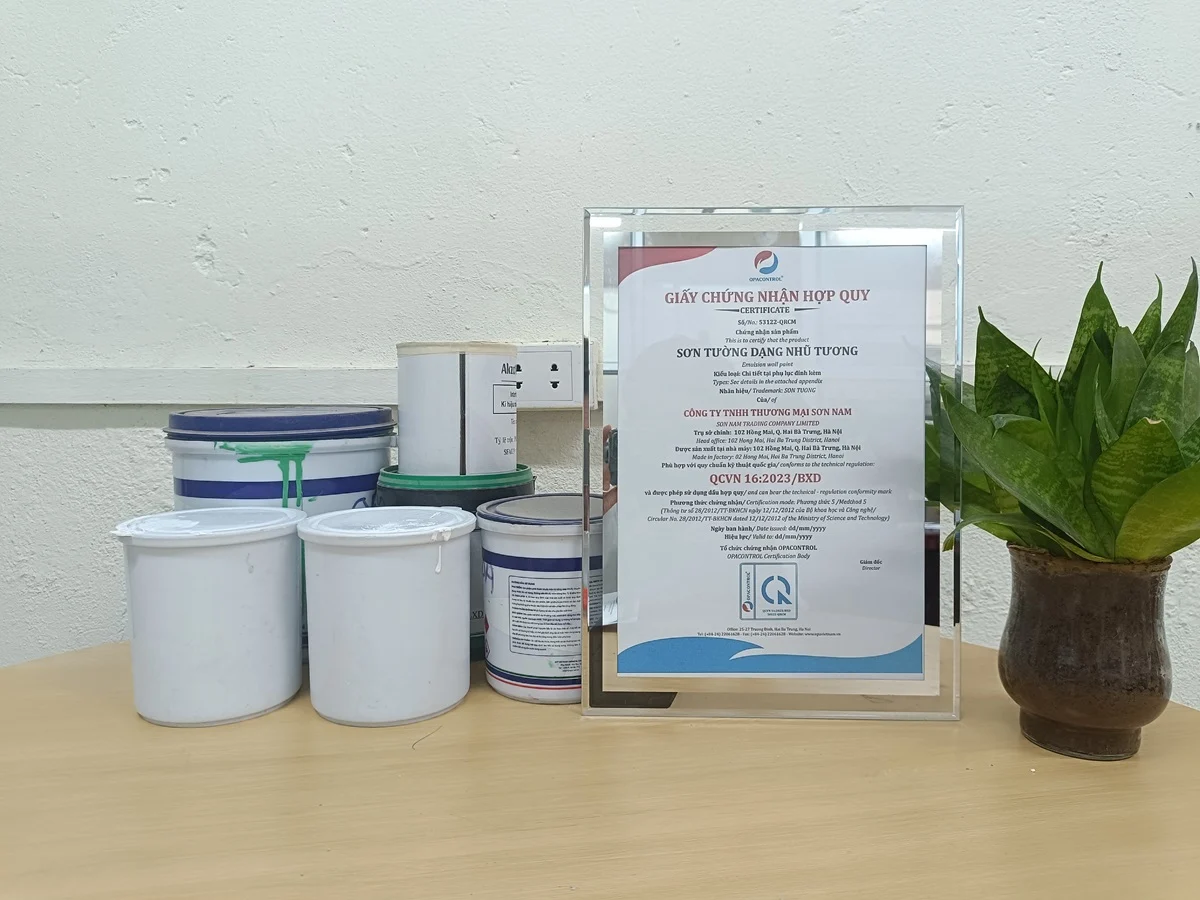 Dịch vụ chứng nhận hợp quy sơn theo QCVN 16:2023/BXD tại OPACONTROL