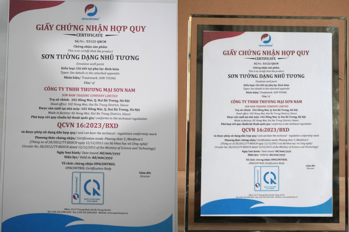 Quy trình chứng nhận hợp quy sơn sản xuất trong nước và nhập khẩu