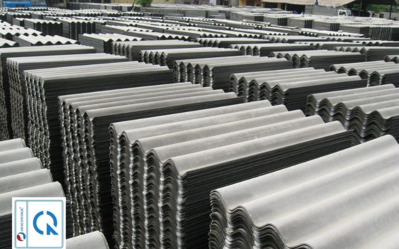Hình ảnh tấm sóng Amiăng xi măng