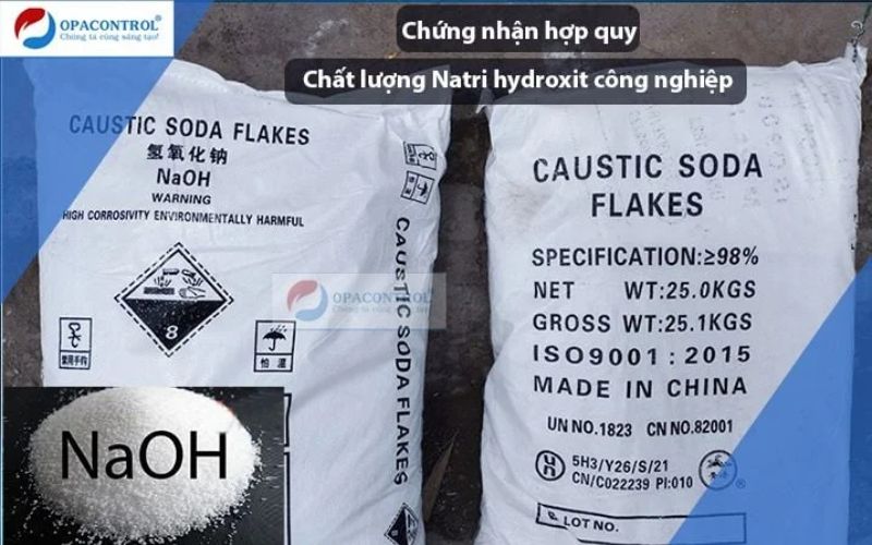 Chứng nhận hợp quy Natri hydroxit (NAOH) công nghiệp là gì?