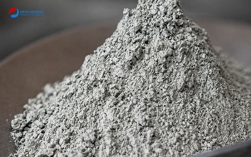 Hình ảnh mẫu xỉ hạt lò cao nghiền mịn 
