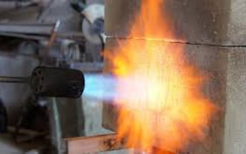 Quy trình thử nghiệm khả năng chống cháy của gạch bê tông 