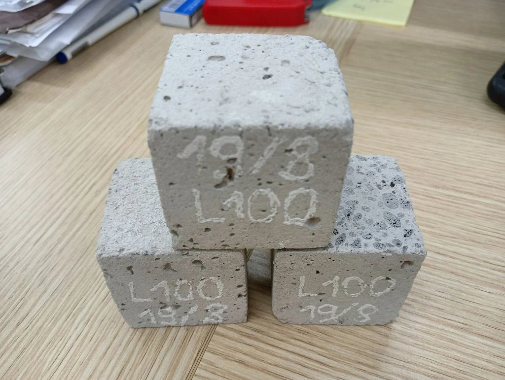 Mẫu thử cường độ nén nguội