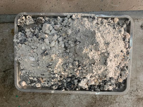 Mẫu thử nghiệm tro xỉ san lấp
