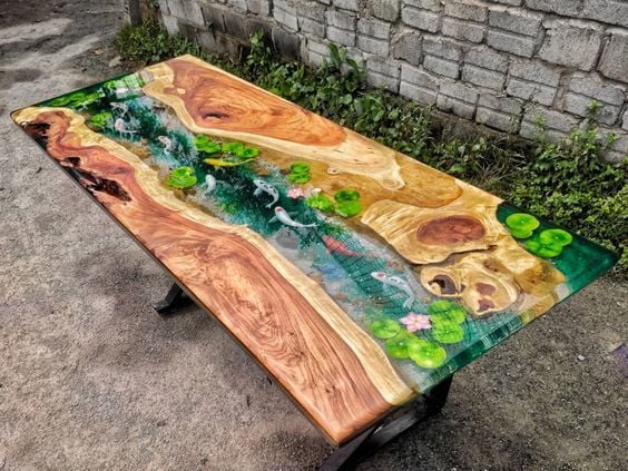 Nội thất Epoxy resin