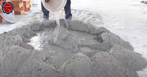 Thi công vữa xi măng khô trộn sẵn