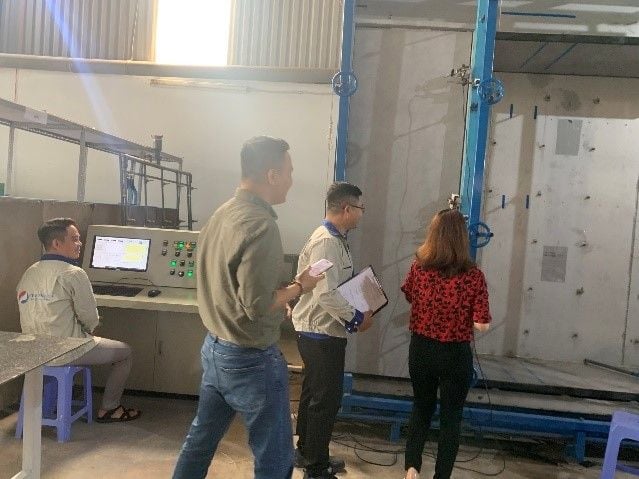 Thử nghiệm cửa tại Opacontrol