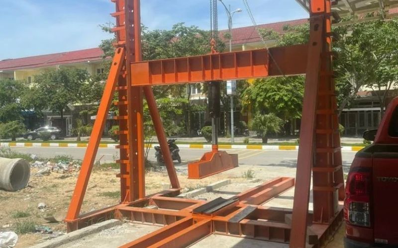 OPACONTROL tiến hành kiểm tra ống cống/cọc bê tông ngoài hiện trường 