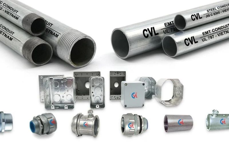 Các mẫu ống và phụ tùng dây dẫn điện 