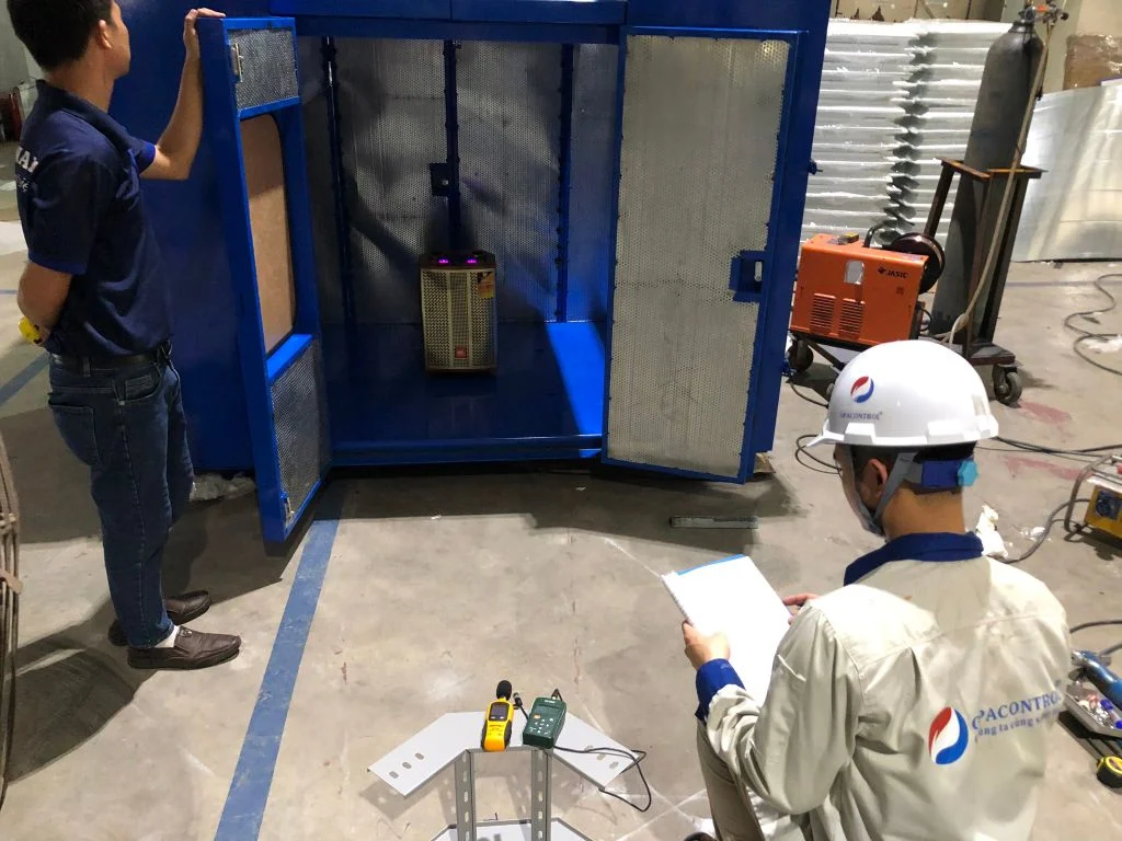 Test cách âm của cửa