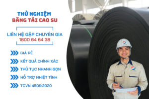 Thử nghiệm băng tải cao su