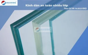 Thử nghiệm Kính dán nhiều lớp và kính dán an toàn nhiều lớp theo QCVN 16:2023/BXD