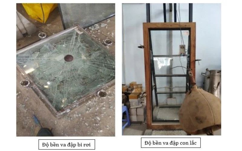 Thử nghiệm độ bền va đập bi rơi cho kính dán nhiều lớp