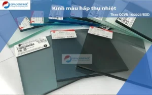 Thử nghiệm Kính màu hấp thụ nhiệt theo QCVN 16:2023/BXD