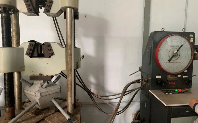 Thử nén móng kim cương có bố trí kèm hệ cọc