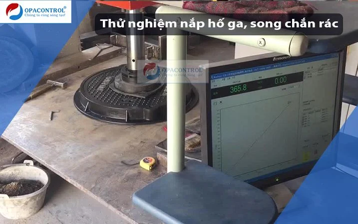 Thử nghiệm nắp hố ga, song chắn rác