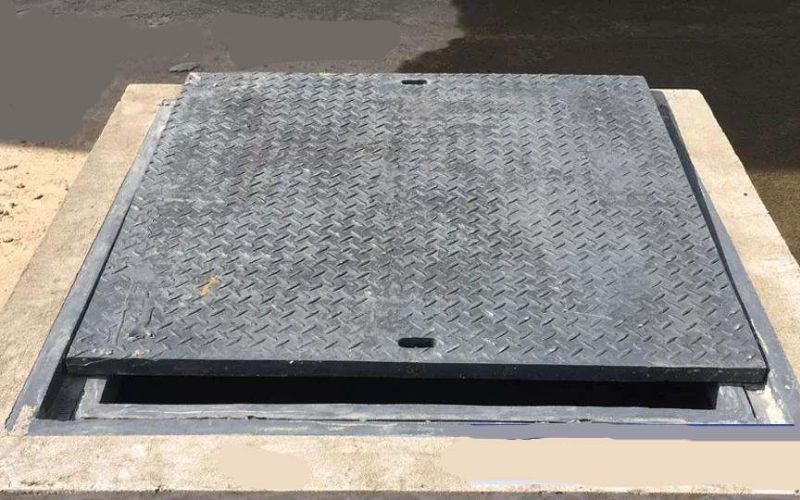 Hình ảnh minh họa về nắp hố ga