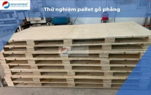 Thử nghiệm pallet gỗ phẳng