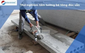 Thử nghiệm tấm tường bê tông đúc sẵn