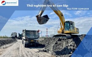 Thử nghiệm tro xỉ đốt than làm vật liệu san lấp