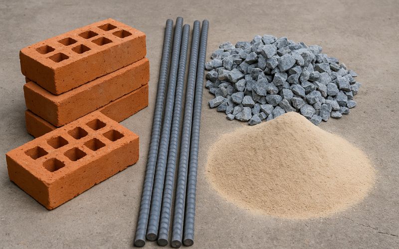 Hình ảnh một số loại vật liệu xây dựng cần thực hiện kiểm định