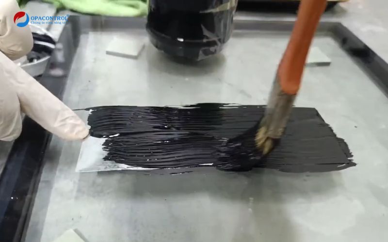 Xác định độ bền uốn mẫu sơn chống thấm 2 thành phần 