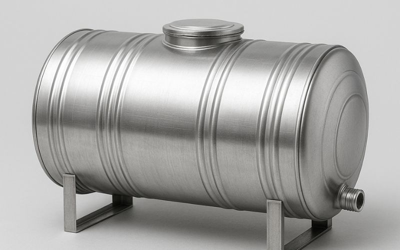 Hình ảnh bồn chứa nước bằng thép không gỉ cần chứng nhận hợp chuẩn