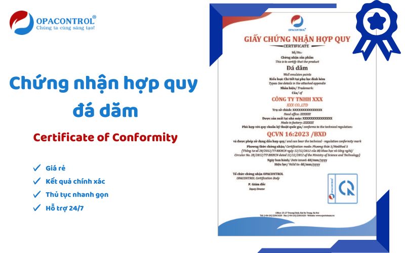 Dịch vụ chứng nhận hợp quy đá dăm theo QCVN 16:2023/BXD