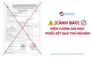 Cảnh báo về hiện tượng giả mạo phiếu kết quả thử nghiệm