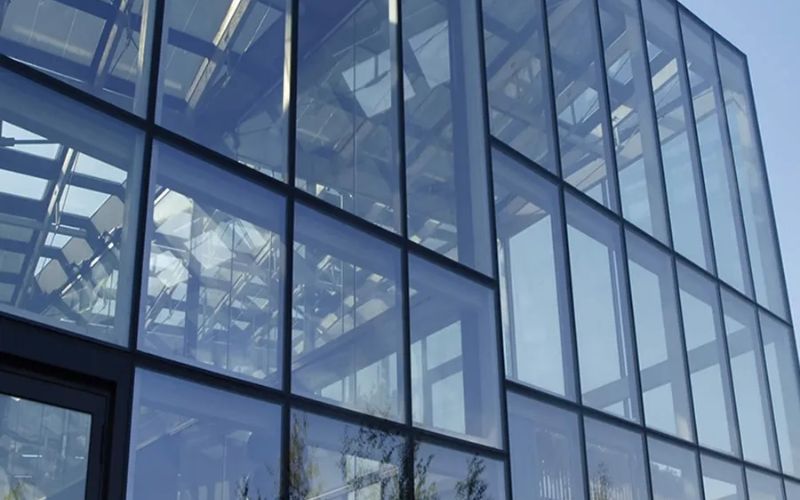 Hình ảnh cửa sổ kết hợp vách kính